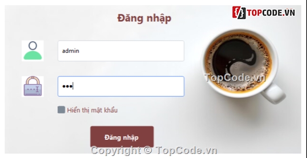 SQL Server,quản lý,quản lý cà phê,winform,coffee,cafe